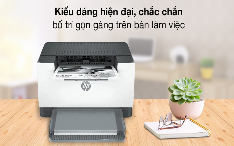 Máy in đen trắng HP LaserJet M211DW thiết kế đơn giản