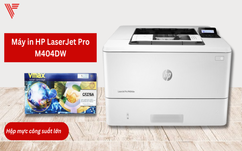 Máy in HP LaserJet Pro M404DW hộp mực in lên đến 3000 trang