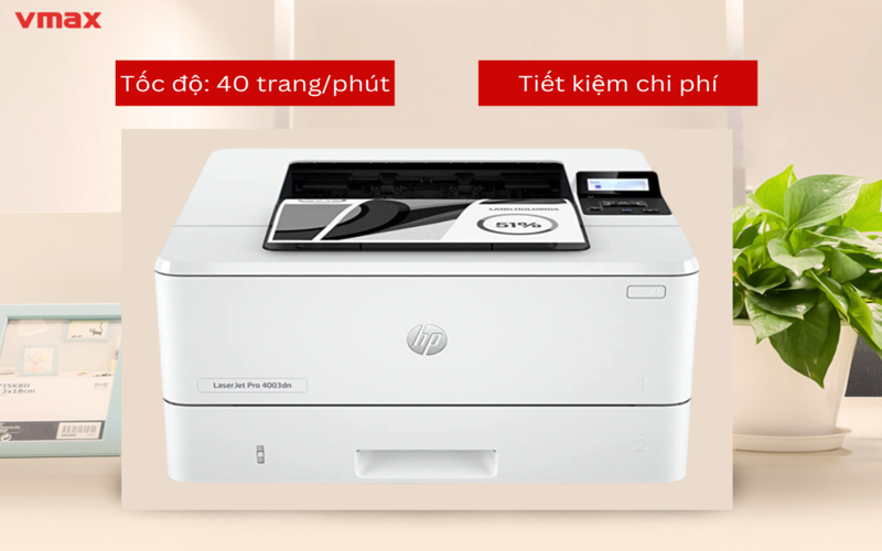 Máy in HP LaserJet Pro 4003DN bản in chất lượng
