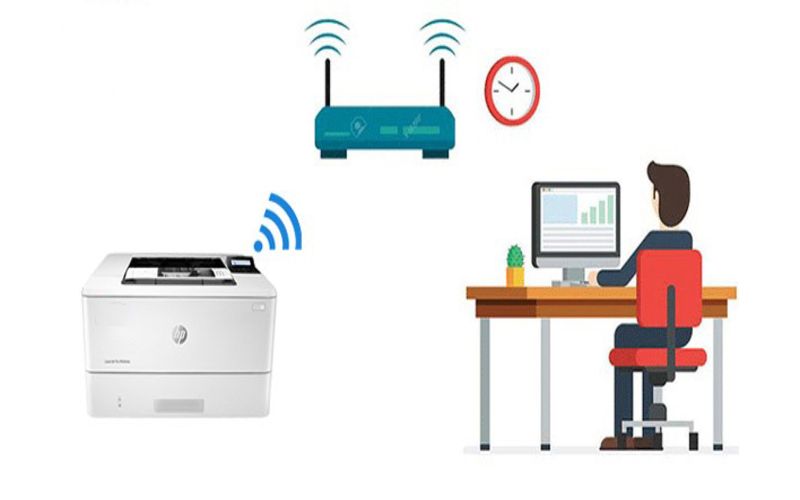 Máy in HP LaserJet Pro 4003dw kết nối thông minh